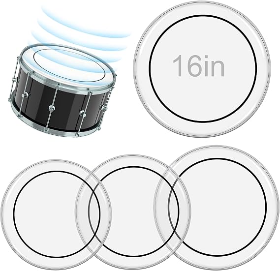 4 Pack Tom Drum Heads 10" 12" 14" 16"