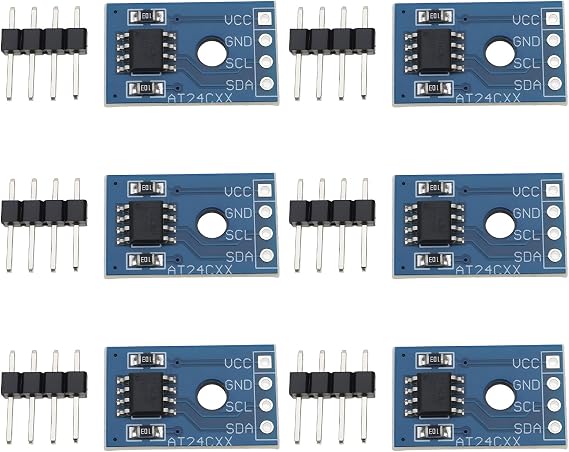 Create idea 6X AT24C256 SMD Memory Module I2C Interface Serial EEPROM 2.7-5.5V 5mA Suitable for Data Storage Module