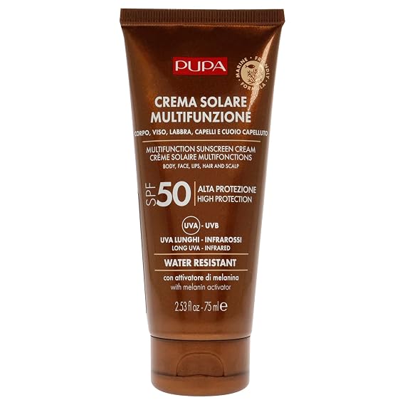 Multifunction Sunscreen Cream SPF 50 by Pupa Milano for Unisex - 2.53 oz Sunscreen