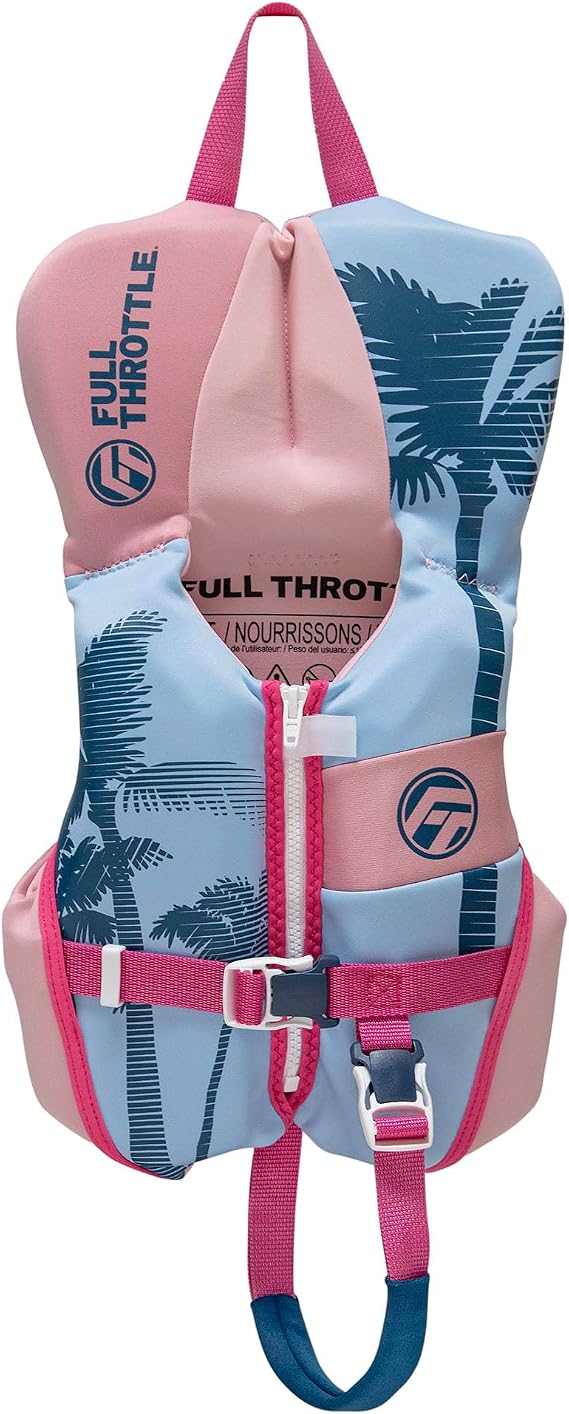 Full Throttle Rapid Dry Flex-Back Infant Life Jacket U.S. Coast Guard and Transport Canada Approved, fits Infants Less Than 30 pounds