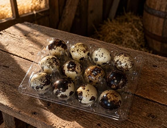 Mixed Coturnix Quail Hatching Eggs (12 Count) - UK Breeder