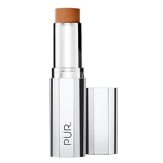 PUR 4-in-1 Foundation Stick in Warm Tan, Buildable Coverage, Face Makeup