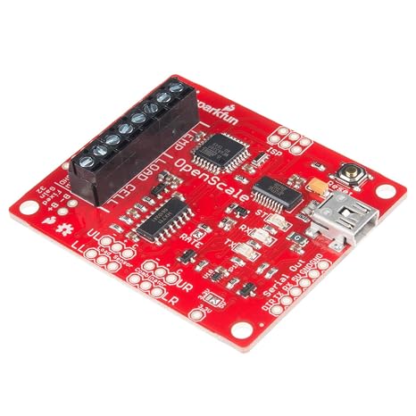 SparkFun OpenScale | Simple-to-use for measuring weight & temperature HX711 24-bit ADC for weigh scales TMP102 FT231 for USB to serial connection