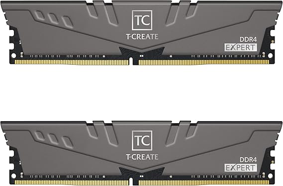TEAMGROUP T-Create Expert overclocking 10L DDR4 16GB Kit (2 x 8GB) 3200MHz (PC4 25600) CL16 Desktop Memory Module Ram - TTCED416G3200HC16FDC01