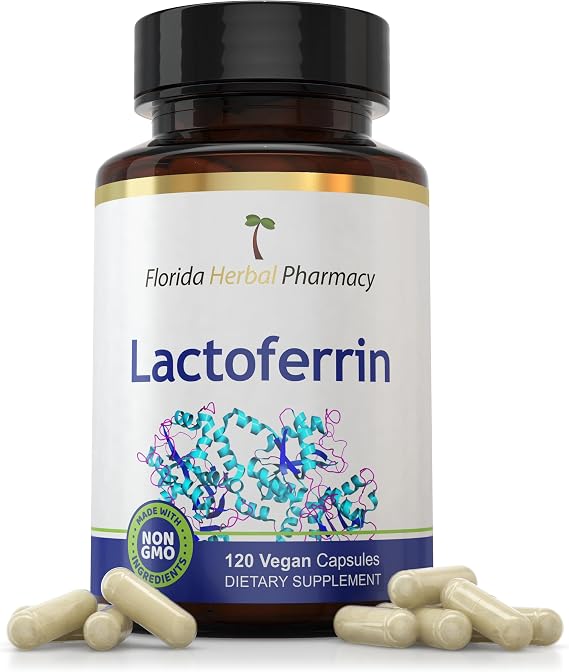 LACTOFERRIN Supplement Capsules (120 Capsules), 2 Months Supply