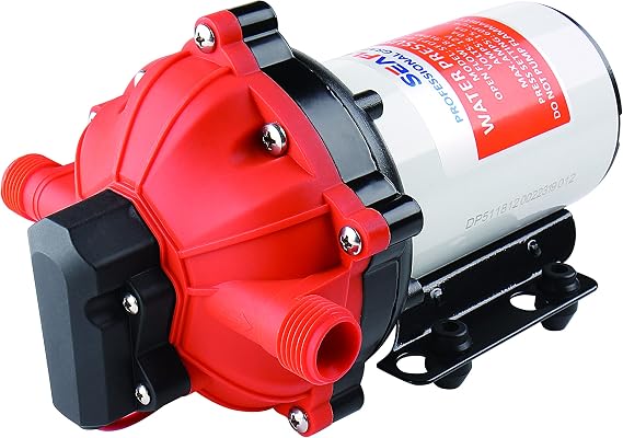 LightEU DC 12V pressure pump pressure water pump liquid pump for marine boats yacht caravan camping outdoor garden.
