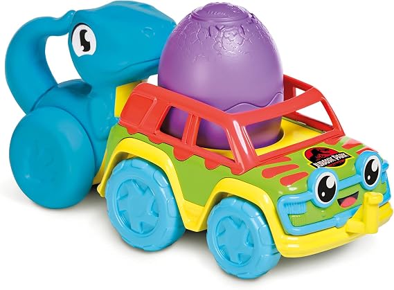 Toomies -TOOMIES E73251 Tomy Chase & Roll Raptors, Push-geçin, Dinozor Çocukları, Jurassic Dünya, Eğitim Renkleri ve Ses, Bebek Boys & Girls için Oyuncak 12 Ay +, Çok Renkli