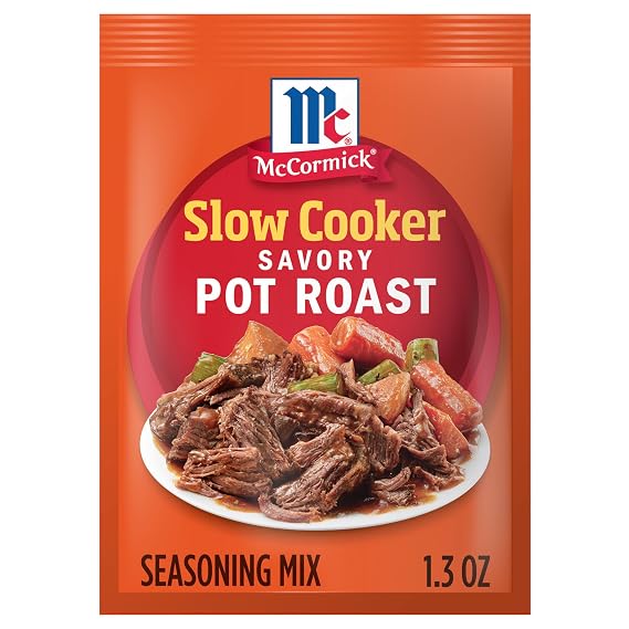 McCormick, Slow Cooker Savory Pot Roast Seasoning Mix, 1.3 Oz (Pack of 1)
