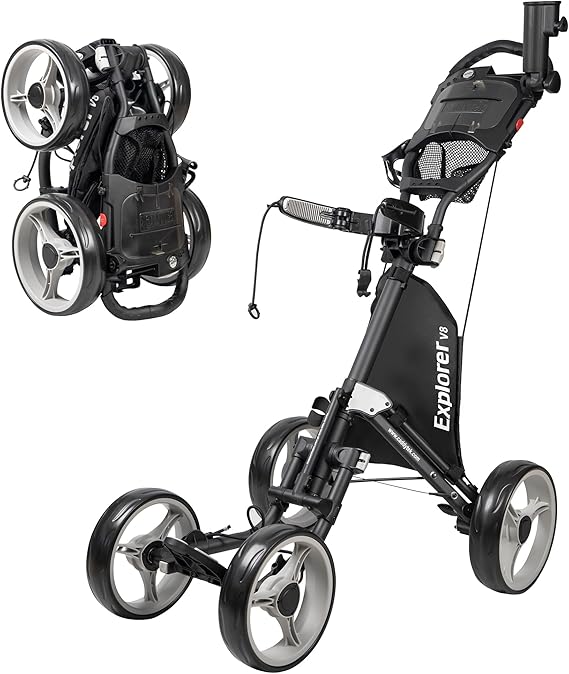 Caddytek Golf Explorer V8 Superlite Deluxe Push Cart