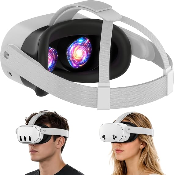 Head Strap for Oculus Quest 3/3S, Meta 3/3S VR Accessory