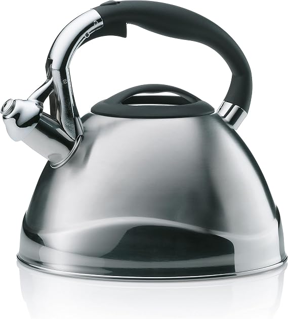 Kela 11655 kettle with whistle suitable for induction 3 L stainless steel Varus