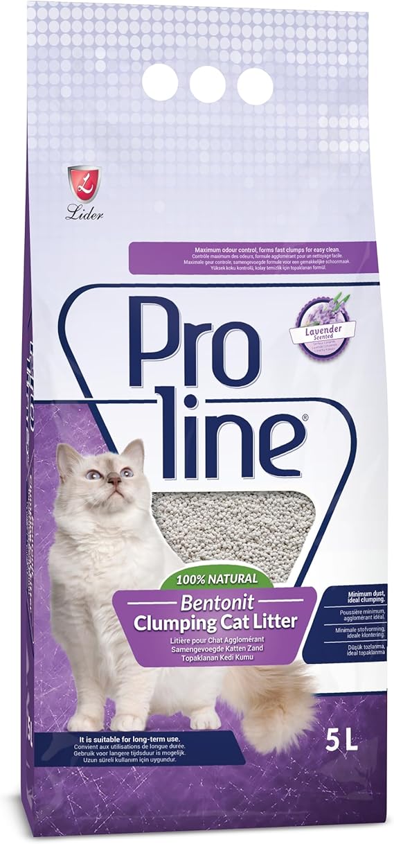 Proline Lavender Scented Bentonite Cat Litter 5 L