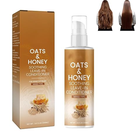 Oatmeal and Honey Leave-In Conditioner Miracle Hair Leave-In Conditioner Deep Conditioner for Dry and Damaged Hair