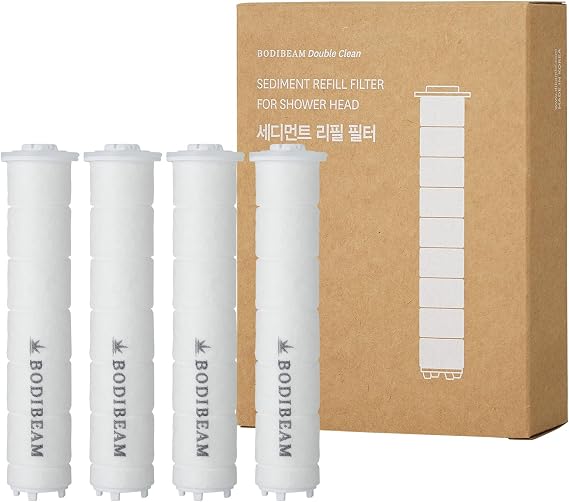 Shower Head Replacement Filter, NSF Certified, 4-Pack