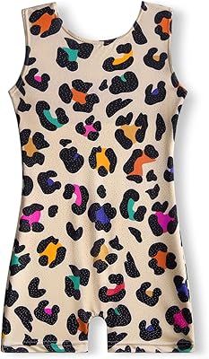 Gymnastics Leotards for Girls 2T 3T 4T 5T 6T 7T 8T Toddler Tumbling Outfit Biketard Unitard with Shorts Multiple Colors