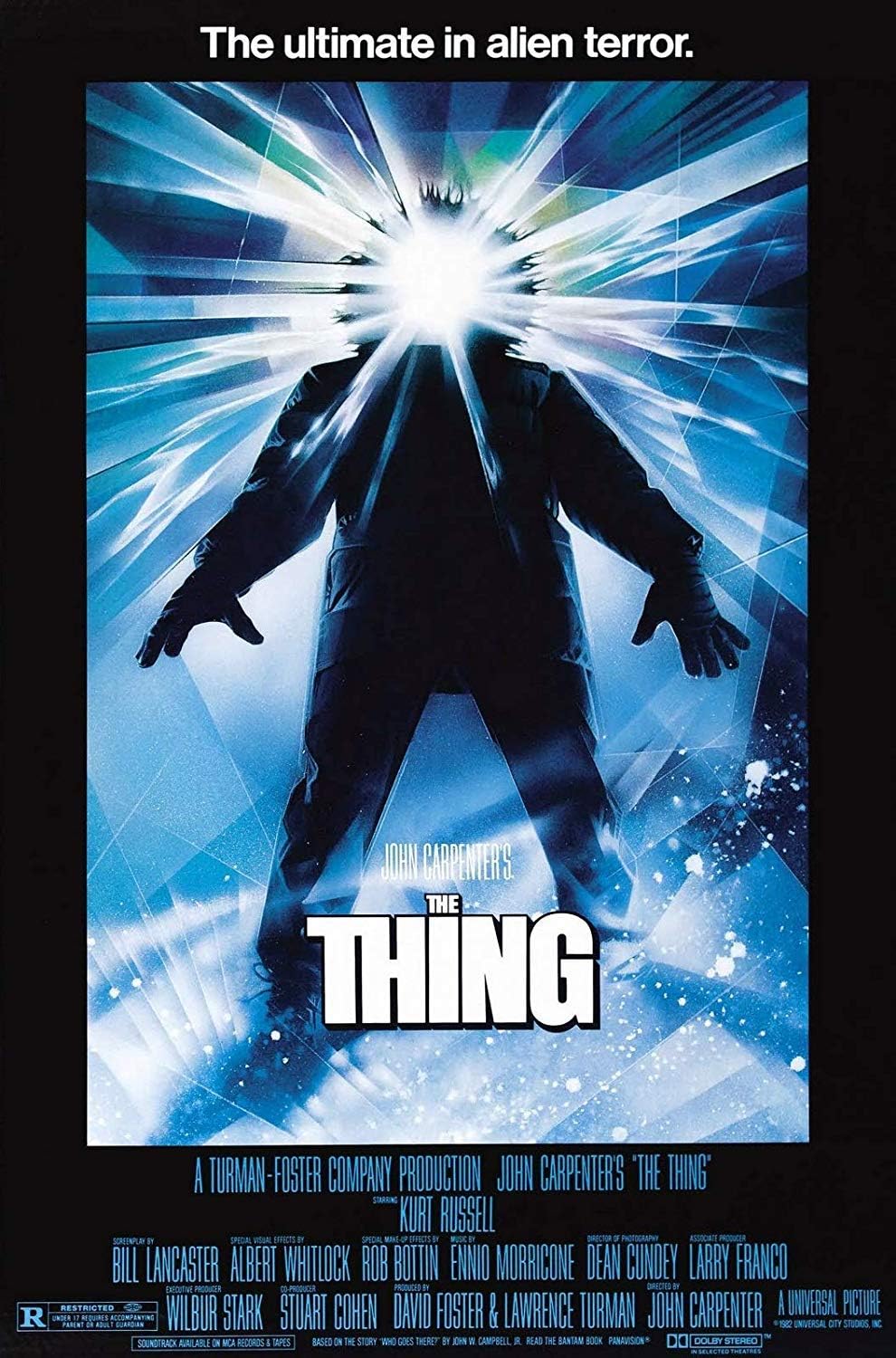 PosterOffice The Thing Movie Poster 1982 - Size 24 X 36 - This is a Certified Print with Holographic Sequential Numbering for Authenticity