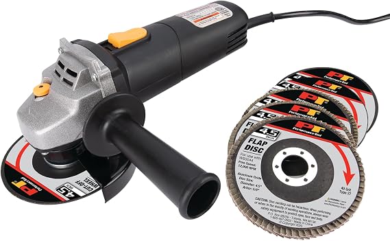 Performance Tool W50044 4-1/2 in. Electric Angle Grinder Kit