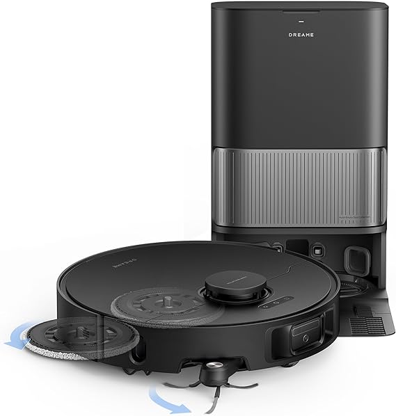 dreame L40s Ultra Robot Vacuum and Mop, 19,000Pa Suction & Auto Empty | Mop Self-Cleaning, 100% Detangling DuoBrush, Extendable Mop & Side Brush, 1.57in (4cm) Obstacle Clearing, Smart Control