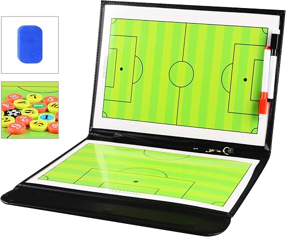 LEAP Magnetic Soccer Coaching Board Coaches Clipboard Tactical Board Kit with Dry Erase, Marker Pen Product Name