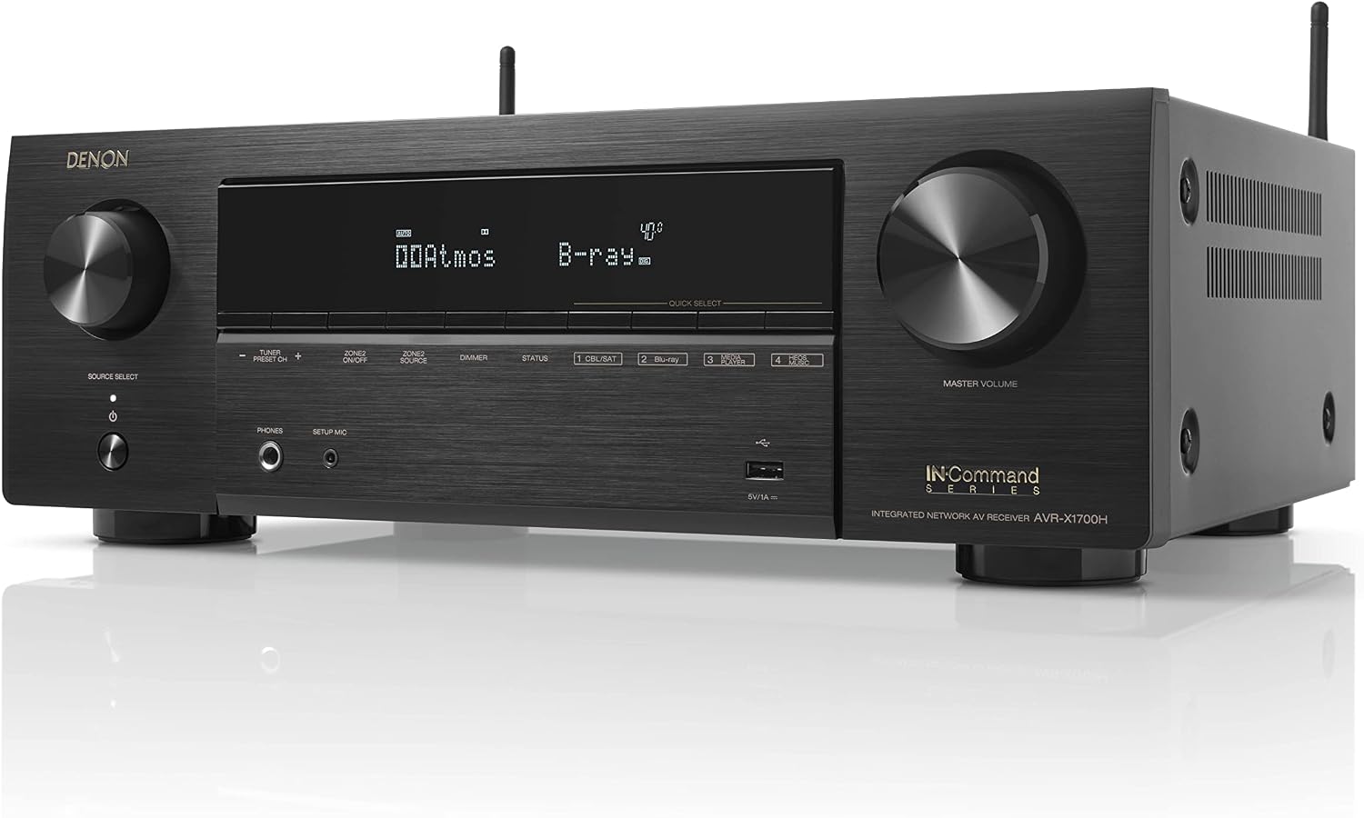 Denon AVR-X1800H 7.2 Channel AV Receiver 2023 Model