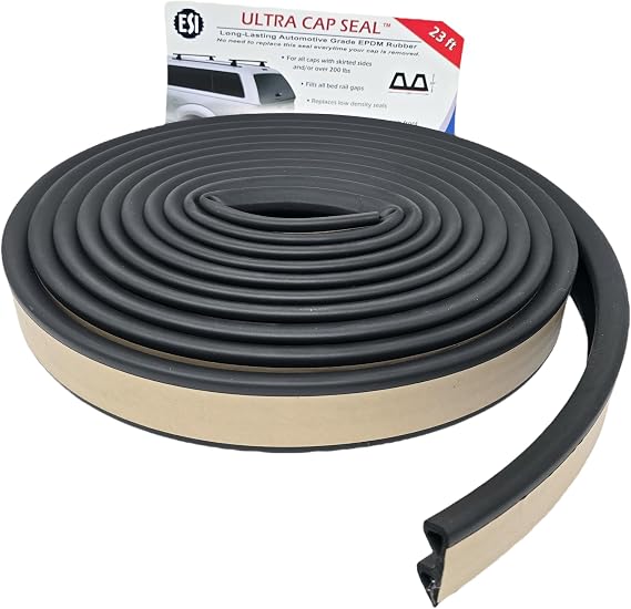 ESI Ultra Cap Seal 1 1/2" Width x 5/8" Height x 23' Length, EPDM Rubber for Caps Over 200 lbs