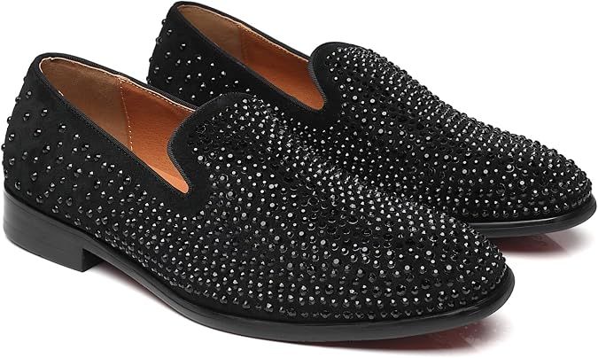 Mens Dress Loafers Leather Party Wedding Prom Homecoming Shoes