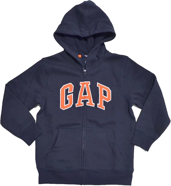 GAP Boys Fleece Arch Logo Zip Up Hoodie