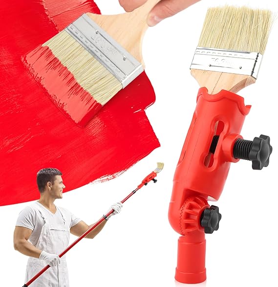 Multi-Angle Paint Brush Extender, High Ceiling Extension Pole Attachments