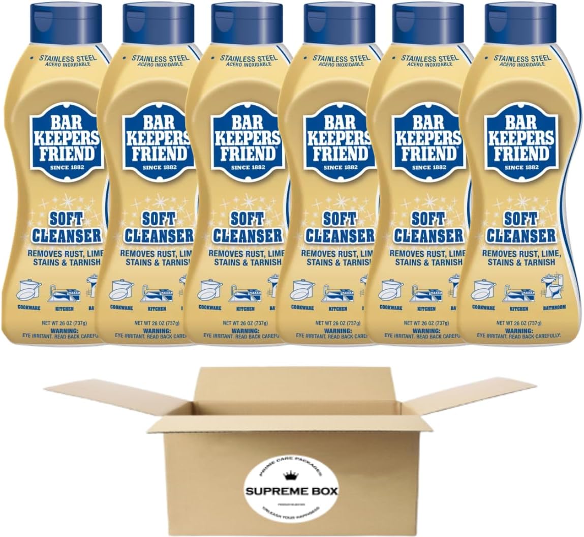 BAR KEEPER Friend No Scent Hard Surface All-Purpose Soft Cleaner 26 oz - Pack of 6  156 oz in total