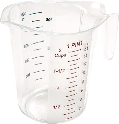 Winco PMCP-50 PintWinco Measuring Cup, Polycarbonate, 1-Pint, Clear