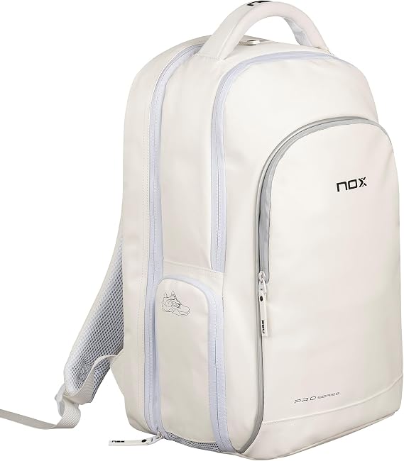 NOX Padel Backpack PRO SERIES | 28L Capacity Padded Racket & Laptop Protection | Ventilated Footwear Pocket & Padded Straps