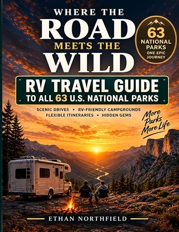 Where the Road Meets the Wild: The Ultimate RV Travel Guide to All 63 U.S. National Parks with Scenic Routes, Campgrounds & Hidden Gems