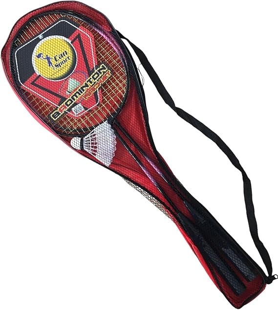 Özel Çantalı Badminton Seti – 2 Raket + 3 Top | Hafif, Dayanıklı ve Taşınabilir Spor Seti