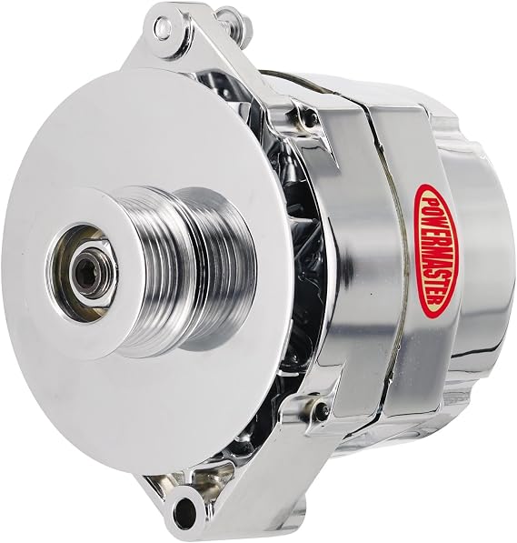 Powermaster 37293 Chrome Delco 150ampAlternator 1 Wire