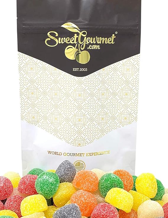 SweetGourmet Jelly Giant Gum Drops Candy | 1 pound