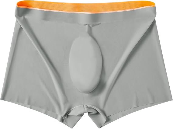 Men's Silky Ultra-Thin Comfort Underwear Trunks Breathable Pouch Boxer Briefs