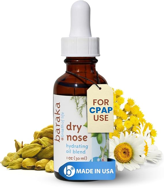 Baraka Single CPAP Dry Nose Oil Hydrating Nose Moisturizer - 30mL