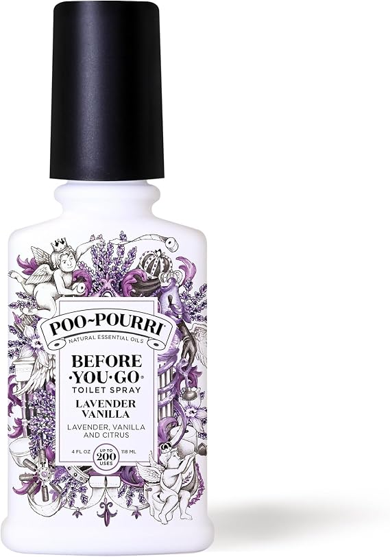 Poo-Pourri Before-You-Go Toilet Spray, Lavender Vanilla, 4 Fl Oz