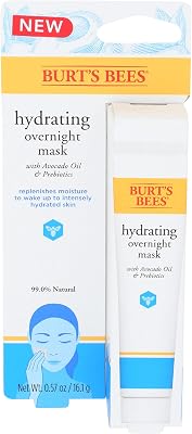 Burts Bees Hydrating Overnight Mask By Burts Bees for Unisex - 0.57 Oz Mask, 0.57 Oz