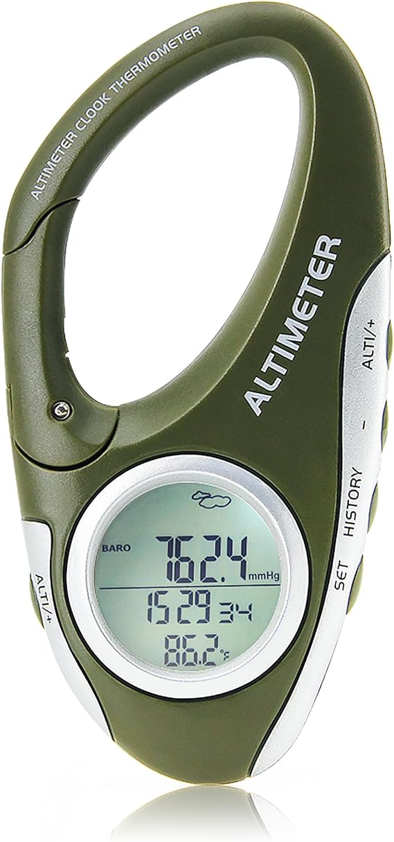Digital Altimeter Portable Backpacking Altimeter Thermometer