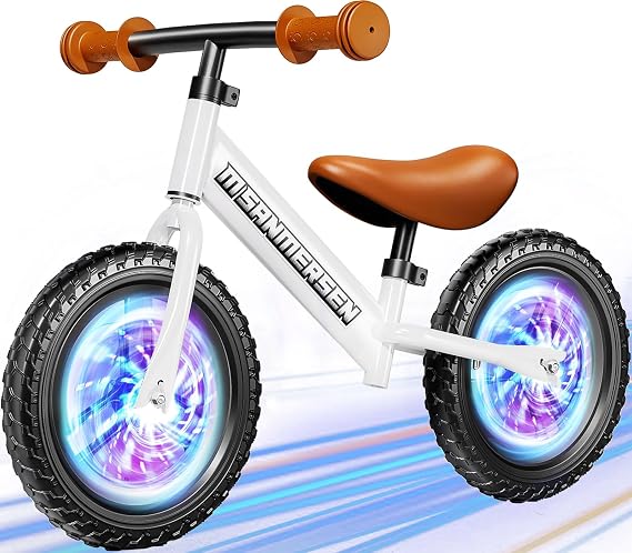 12 Inch No Pedal Balance Bicycle Bike for Kids Age 2 to 5 Balancing Bike