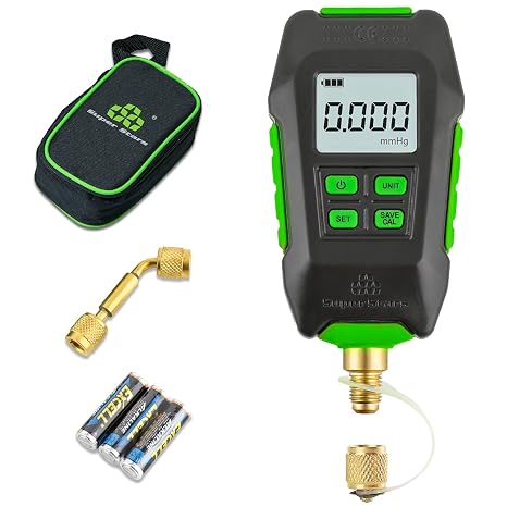 Wisscool Digital Micron Vacuum Gauge 1/4" SAE