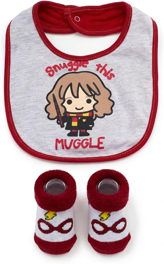 Harry Potter Baby Unisex Bib and Bootie Set Gifts for Baby