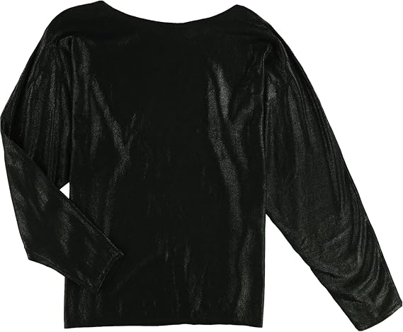 Ralph Lauren Womens Dolman Sleeve Knit Sweater, Black, X-Large