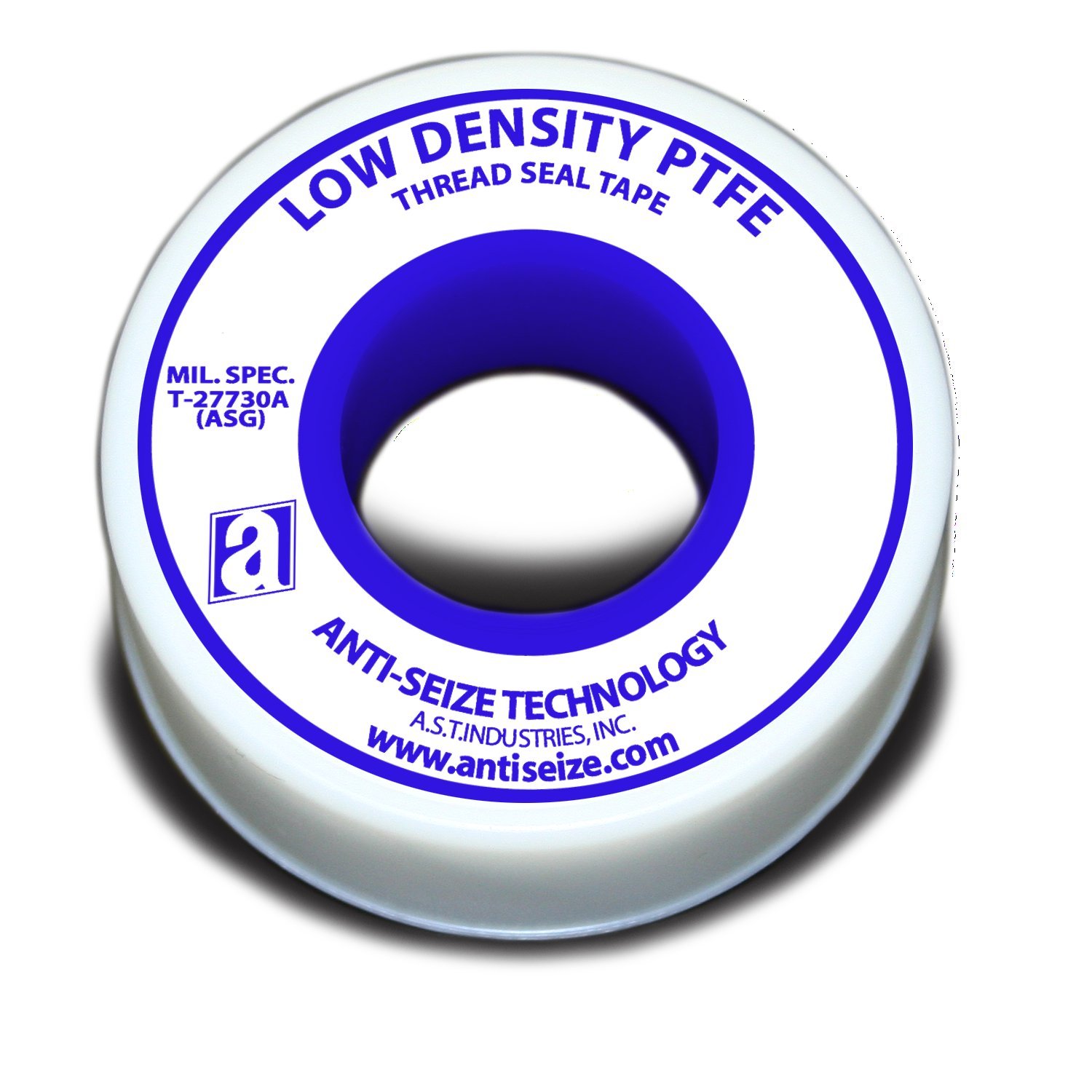 ANTI-SEIZE TECHNOLOGY 26150 White PTFE Low Density Tape, 520 Length, 0.75 Width Pack of 3