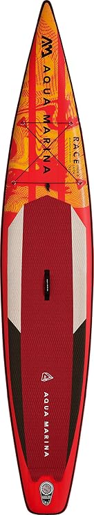 Aqua Marina Race, Double Layer Quad-Stringer Inflatable Stand Up Paddle Board (iSUP) Package