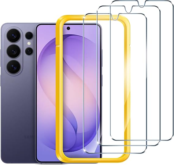 ivoler 3 Pack Screen Protector for Samsung Galaxy S26 Ultra 6.9-inch, with Easy Installation Tool,30-second installation,9H Hardness Tempered Glass, Anti-Scratch Film, Anti-Bubble