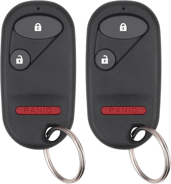 Vurkcy Key Fob Replacement for 2001-2005 Honda Civic EX LX DX/ 2003-2007 Pilot Car Keyless Entry Remote Control,NHVWB1U523, NHVWB1U521,3 Buttons, 2Pcs
