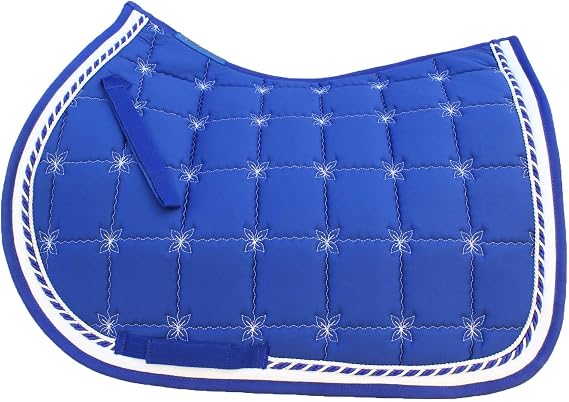 CHALLENGER Horse Quilted ENGLISH SADDLE PAD Trail Contoured 72Contoured