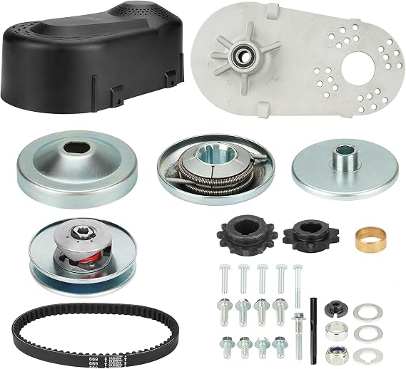 Youxmoto 30 Series Torque Converter for Predator 212CC, 3/4 Inch Driver 10 Tooth #40 41 420 and 12 Tooth #35 Chain Drive Belt Pulley for Manco TAV2 Comet for 218353A Mini Bike Clutch